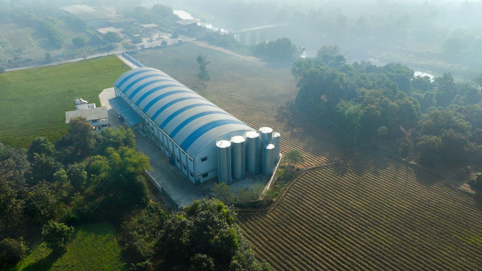 NISSANOL factory aerial view