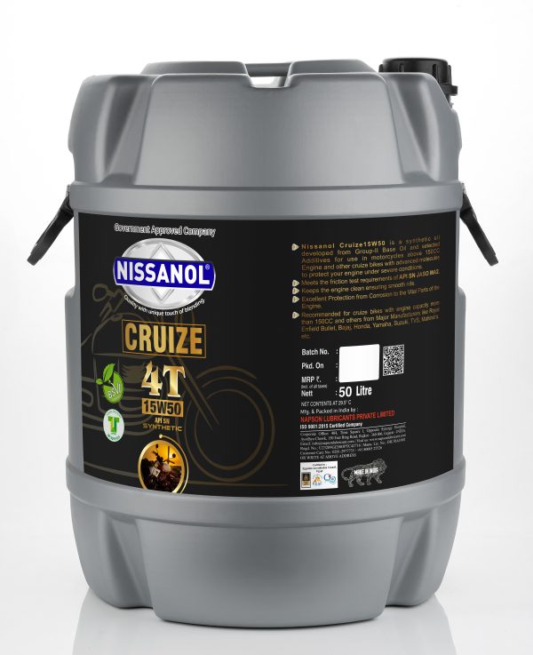 Nissanol Cruize Synth 4T 15w50 (API SN) - Image 3